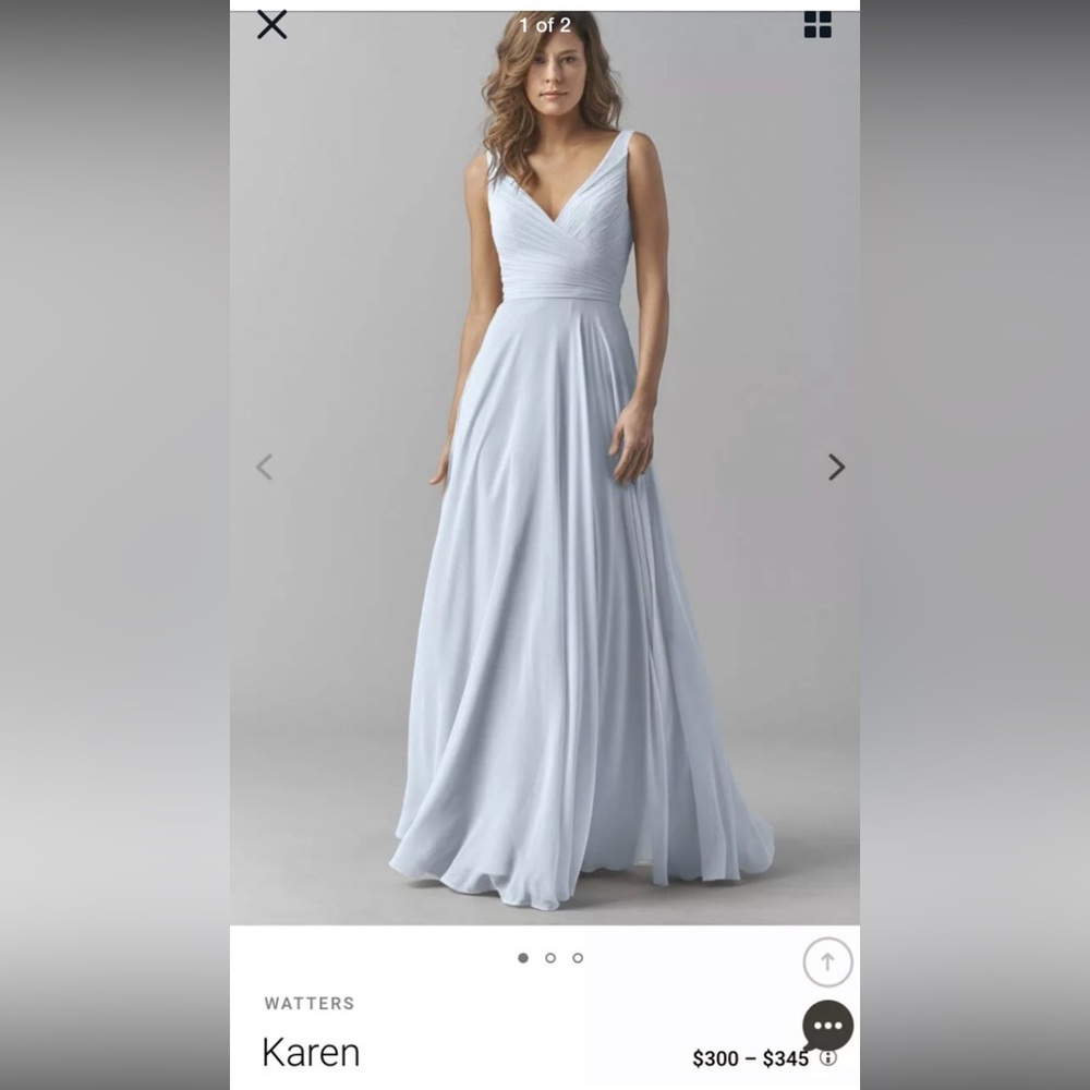 Watters Light Blue Dress